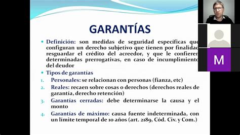 Garant As Personales Y Reales En El C Digo Civil Y Comercial Youtube