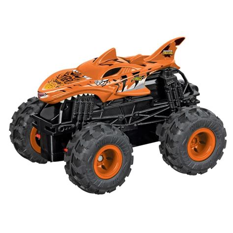 Masina Cu Telecomanda Hot Wheels Mini Monster Truck Tiger Shark Noriel