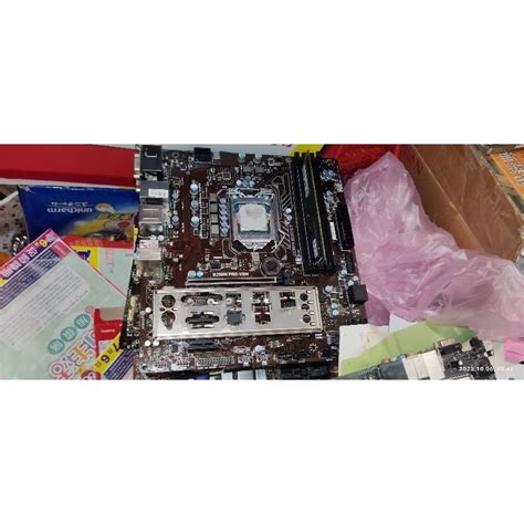 B250m Pro Vdh 微星 電競 主機板 第七代 賣主機板一片含擋板 外觀漂亮 蝦皮購物