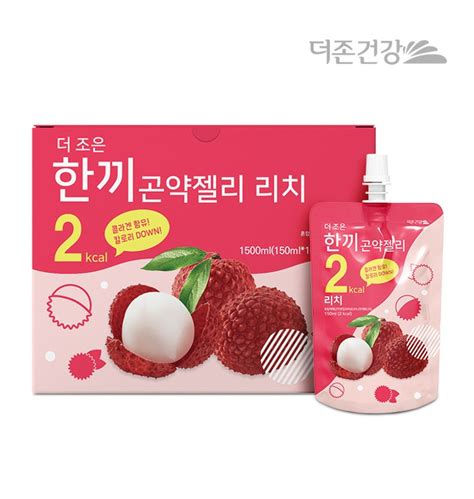 더존건강 한끼 곤약젤리 리치 150ml 10팩 박스모음 티몬