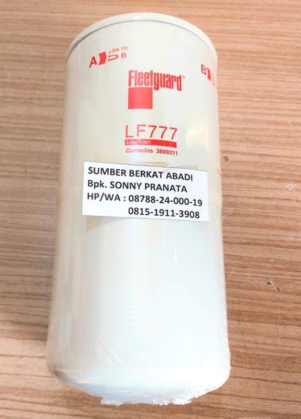 Jual FLEETGUARD LF777 LF 777 LF 777 OIL FILTER SPIN CUMMINS 3889311