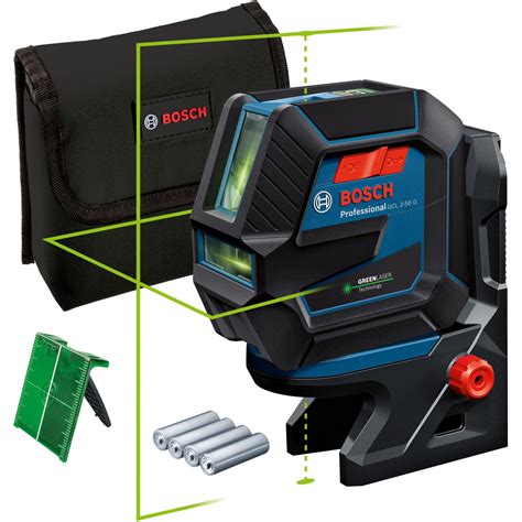 Bosch GCL 2 50 G RM 10 BT 150 Green Beam Combi Laser 50m With