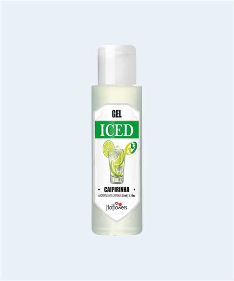 Gel Beijável Excitante de Caipirinha Gel Iced HOT FLOWERS Gel Beijável Excitante de