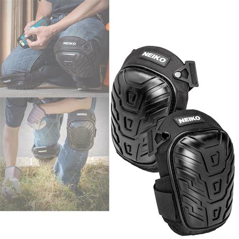 Knee Pads w/ Adjustable Elastic Straps & Inner Gel Padding One Size