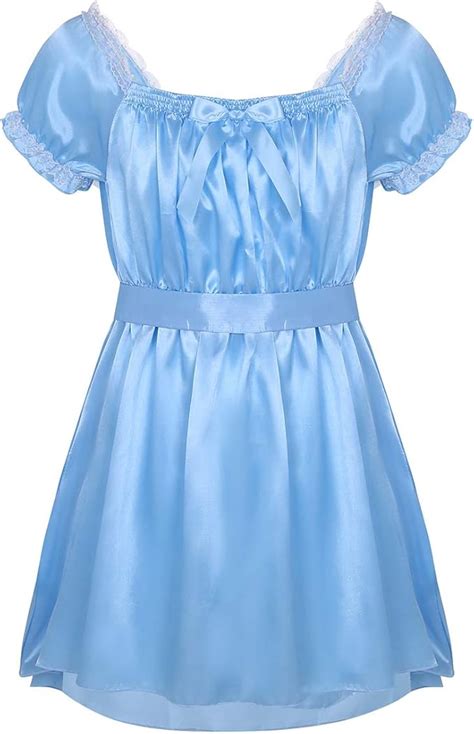 CHICTRY Unterwäsche Herren Sissy Spitze Lingerie Nachtkleid Babydoll Dessous Reizwäsche