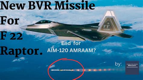 Better Then AIM 120 AMRAAM New BVR Missile For F22 Raptor YouTube