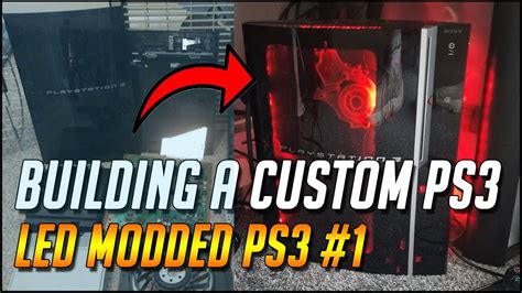 REBUILDING AND MODIFYING A PS3 FROM SPARE PARTS! ★ LED MODDED PS3 PART ...
