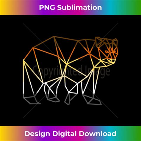 Mens LGBT Bear Pride For Gay Pride And Geometric Bear Tank T Inspire