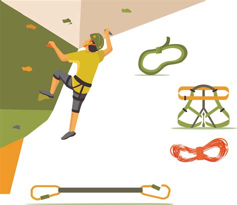 Sport Rock Climbing Clip Art Indoor Rock Climbing Vector Png Download 40673521 Free