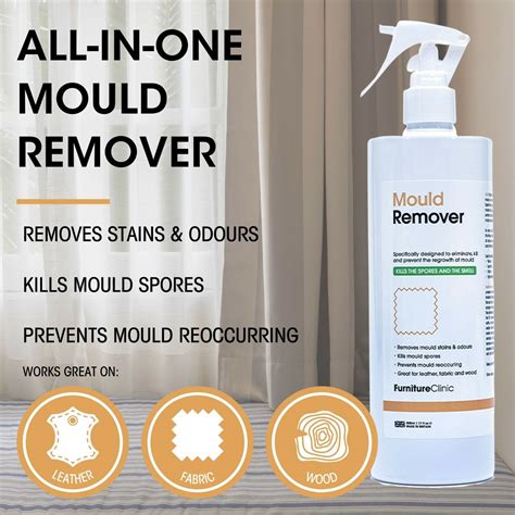 Mould Remover Spray 500ml - Eliminate, Kill & Prevent Mould - Stain