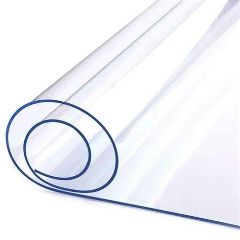 1.5mm Transparent Clear Plastic Table Cover Rectangle | Etsy | Clear ...