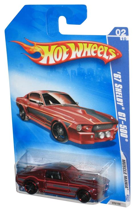 Hot Wheels Muscle Mania Red Shelby Gt Toy Car Walmart