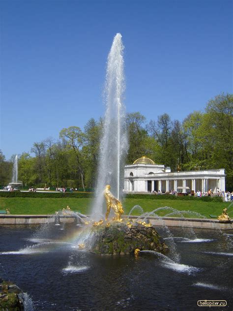Петергоф.Нижний парк.Большой каскад.Самсон.Фото