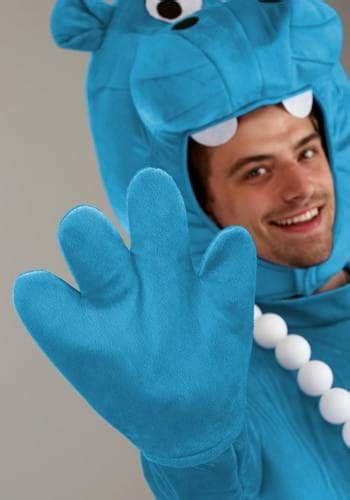 Blue Hungry Hungry Hippos Costume For Adults