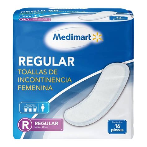 Toallas De Incontinencia Medimart Femenina Regular Pzas Walmart