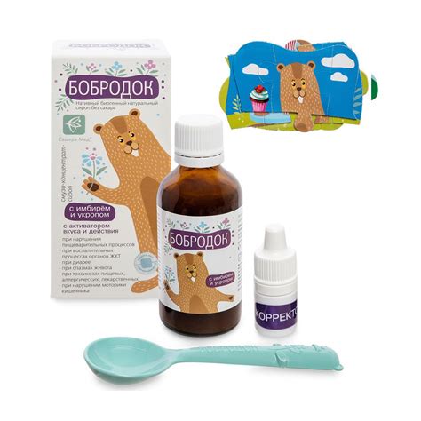 Купить сироп Бобродок с имбирем и укропом для пищеварения | garbuzov.org