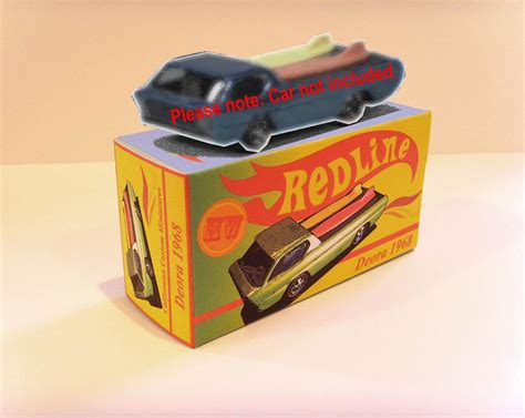 HOT WHEELS REDLINE DEORA Superb Custom Display Reproduction Box