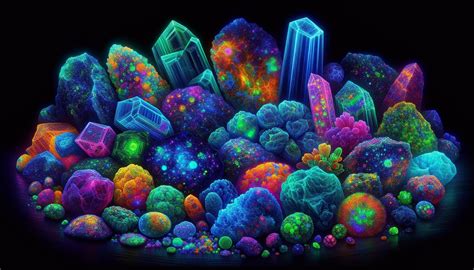 Exploring Fluorescence In Minerals Colors Identification And