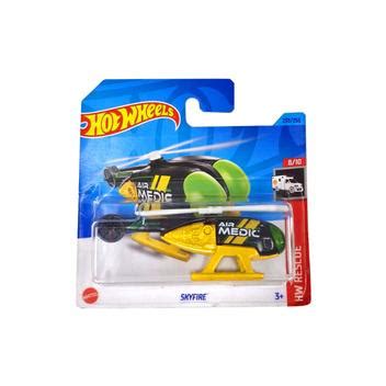 Helicóptero Hot Wheels Skyfire HW Rescue Amarelo Carrinho de Brinquedo Magazine Luiza