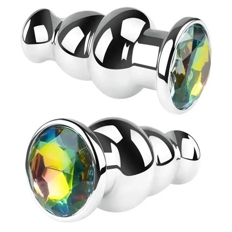 Tap N Anal De Acero Para Mujer Juguete Sexual Con Forma De Coraz N Cristal Liso