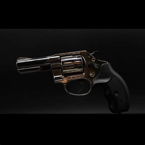 Pistola A Salve Bruni Mod New Revolver L 380 Nickel