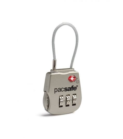 Pacsafe Prosafe 800 3 Dial Cable Lock Camping Sale Velogear