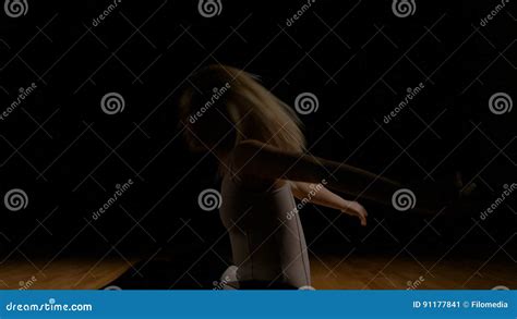 Blonde Dancer Making Sensual Dance Movements Stock Video Video Of Active Beautiful
