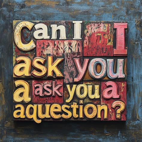 minimalist      question typography premium ai generated image
