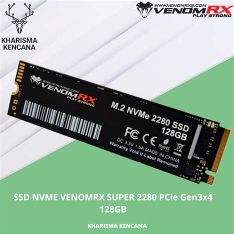 Jual SSD M2 NVME VENOMRX SUPER 2280 PCie Gen3x4 256gb Kota Malang