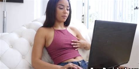 Petite Babe Maya Bijou Taking On A Large Dick Tnaflix