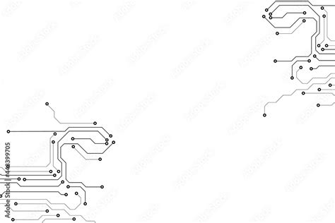 Abstract Simple Circuit Board Blank Copy Space For Infographic Work ...