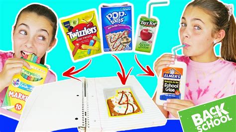 Diy Edible School Supplies 2019 Sneak Food Into Class Back To