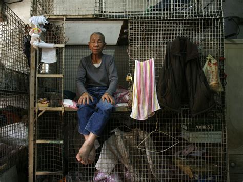 SoWomen: The Cage Home where Hundreds of Elderly Men as Housed in Hong ...