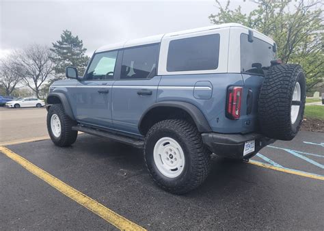 2023 Heritage Edition Bronco In Azure Gray Metallic W White MOD Top