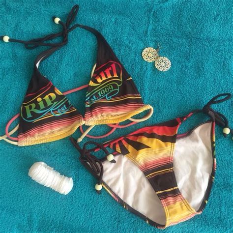 Repriced Rip Curl Triangle Bikini Women S Fashion Swimwear Bikinis