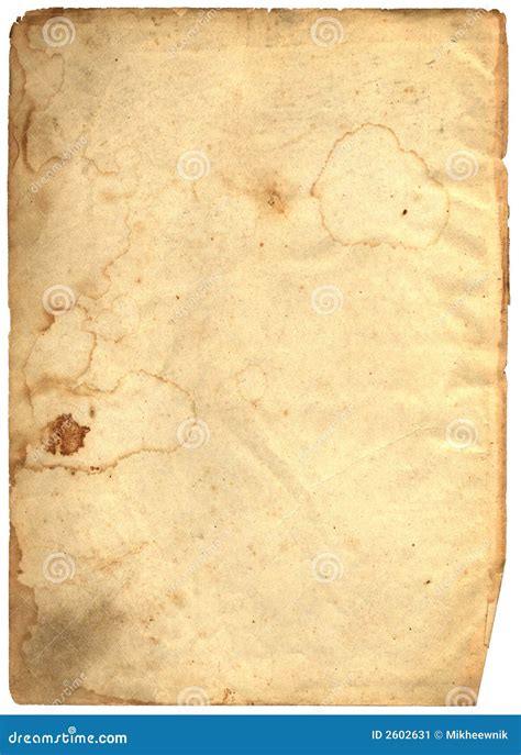 Old Tattered Textured Paper Stock Image Image Of Scroll Abstract