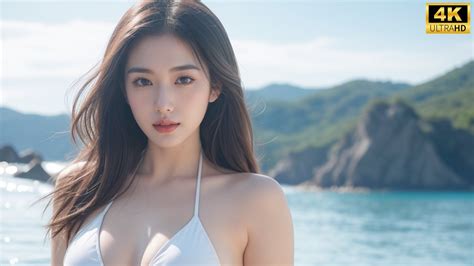 K Ai Art Beautiful Bikini Fit Model Youtube