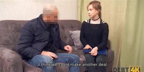 DEBT4k Lovely Debtor Pays Her Debt Using Tight Pussy And Sweet Mouth Tnaflix