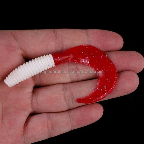 Superiorfishing Curlytail Bait Mm G Soft Bait Soft Pvc Fishing