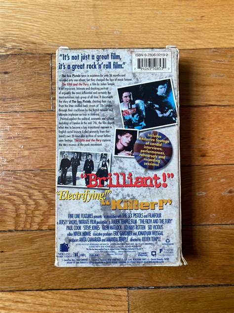 Sex Pistols The Filth And The Fury Vintage Vhs Sid Vicious Punk Etsy