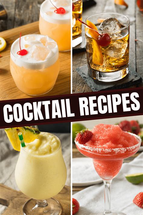 30 Easy Cocktail Recipes & Mixed Drinks for 2025 - Insanely Good