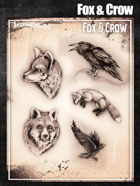 Fox & Crow – Tattoo Pro Stencils