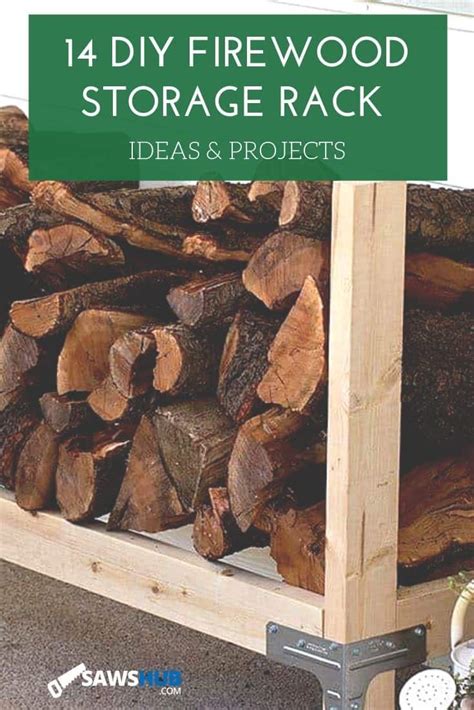 14 Easy And Simple DIY Outdoor Firewood Storage Rack Ideas SawsHub