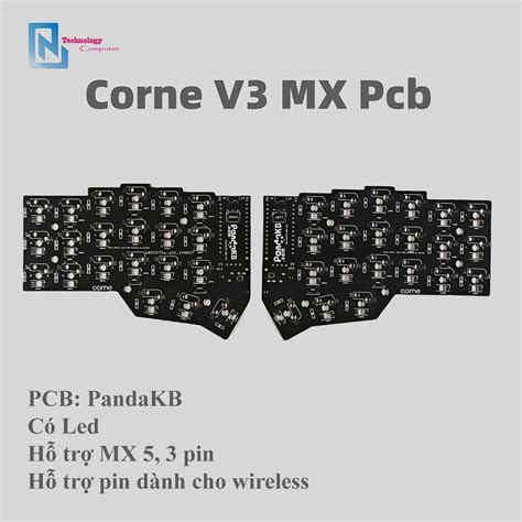 M Ch Pcb Keyboard Corne B N L M Ch Layout N T C Ch N Hot Swap Led