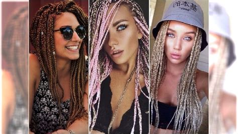 Drobne Warkoczyki Box Braids Fryzurowy HIT Lata