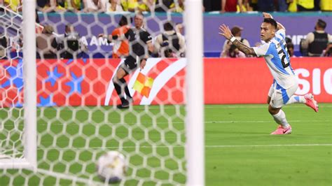 Lautaro Martínez Marcó Un Golazo En El Alargue De La Final De La Copa América Espn