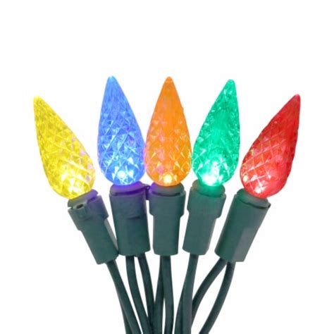 Philips Multi Color LED C6 Indoor / Outdoor Christmas Lights, 70 ct ...