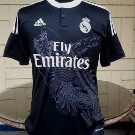 Jual Real Madrid Rd Naga Retro Jersey Baju Bola Klasik Hitam