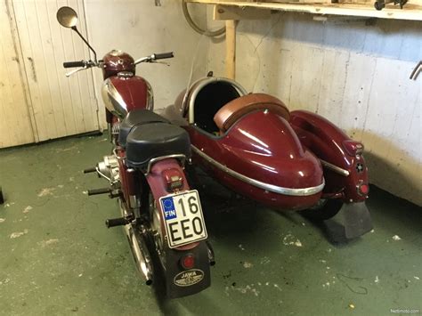 Jawa 350 Sivuvaunulla 350 Cm³ 1961 Turku Moottoripyörä Nettimoto