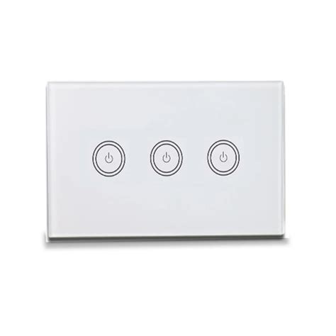 Умный светильник-переключатель 3 банды США в-настенный пресс-контроль ...